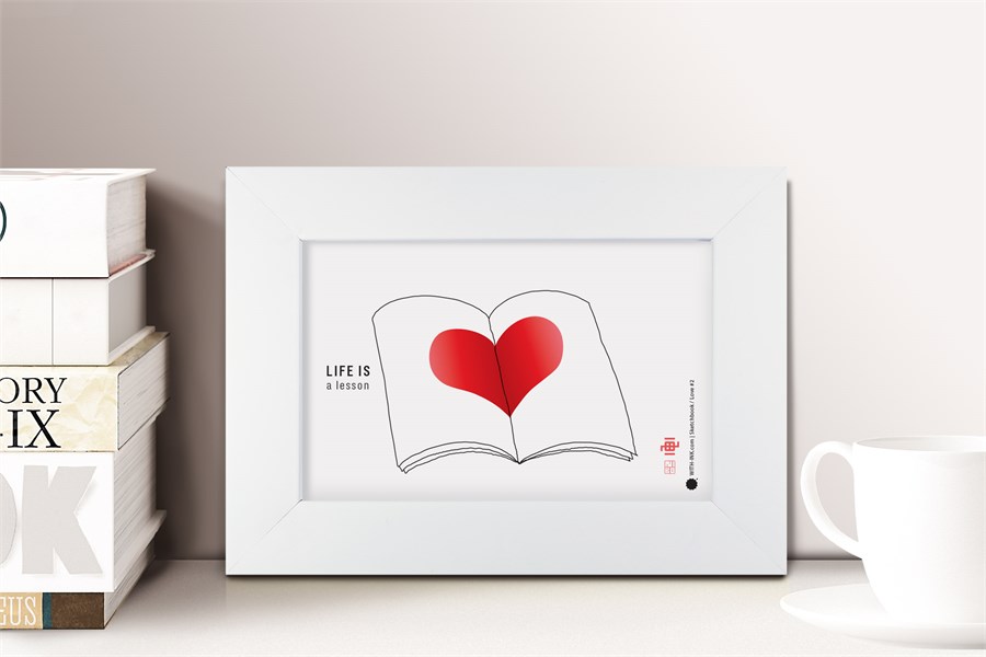 Love #2 in a Bookcase
